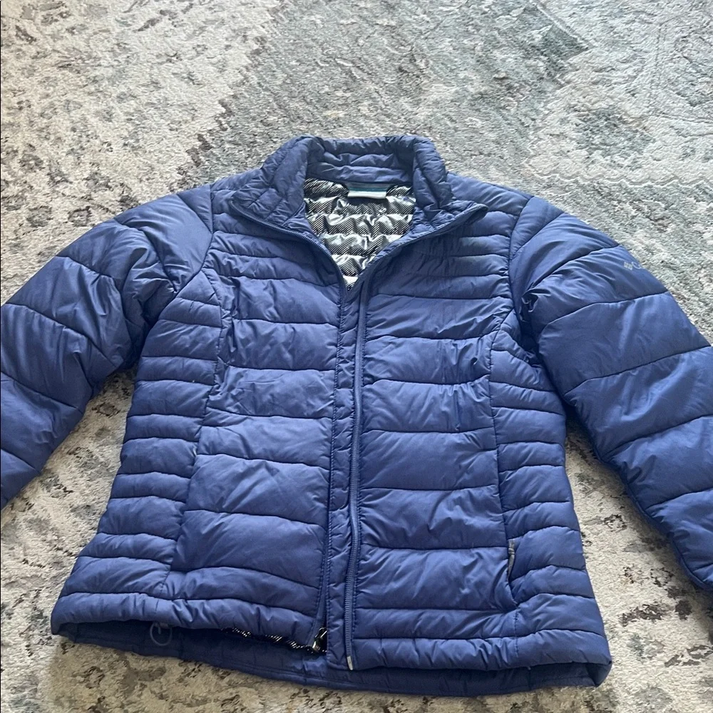 Columbia Navy Quilted Jacket - Picture 1 of 4